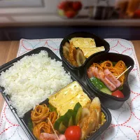 ナポリタンスパ弁当| アッキーさん