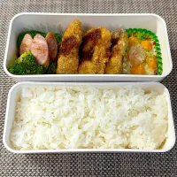 ヒレカツ弁当。娘弁当。|ゆーこ。さん