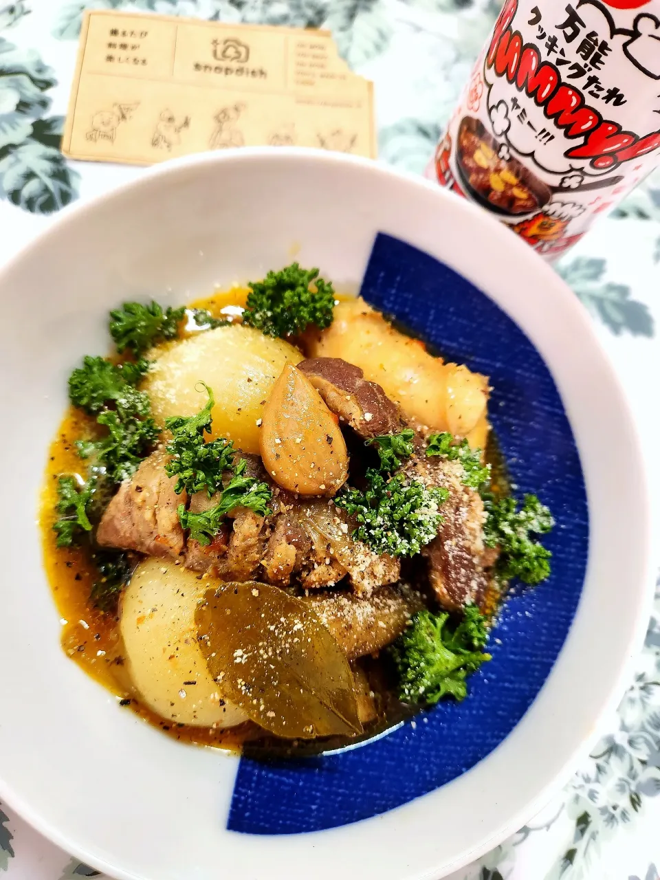 @きなこさんの料理 🔷🌿ローズマリー漬け🐖豚ハラミと根菜の🍅トマトYummy!煮込み🔷→→staubで🔁リピ中|@きなこさん