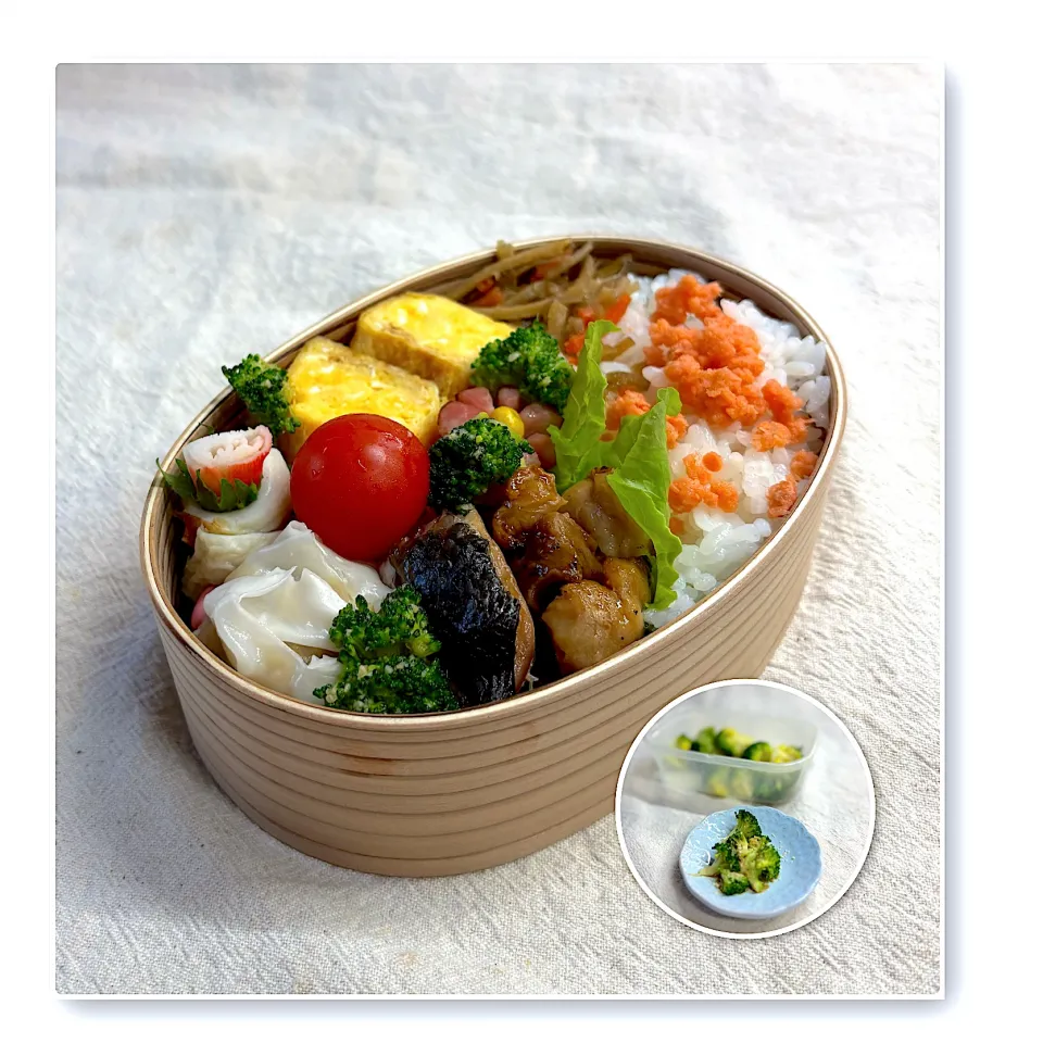 お弁当の隙間にブロッコリーのピーナッツ和え|かっちゃん杉さん