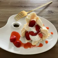 いちごのイートンメス