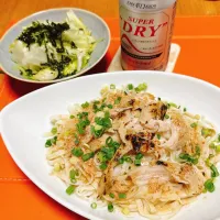 レタスの浅漬け
サラダチキンのぶっかけうどん|naoさん