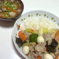 中華丼| 柚木 ゆずさん