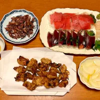 豚肉の香り揚げ&お刺身|マイさん