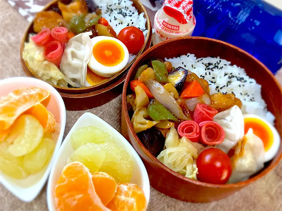 今日の夫婦弁⁽⁽ ◟(灬 ˊωˋ 灬)◞ ⁾⁾💕|桃実さん