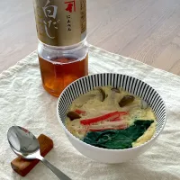 にんべん『白だしゴールド』を使ってレンジで簡単茶碗蒸し|kie3さん