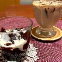 コーヒーゼリーを作ったので二つの食べ方|mokoさん