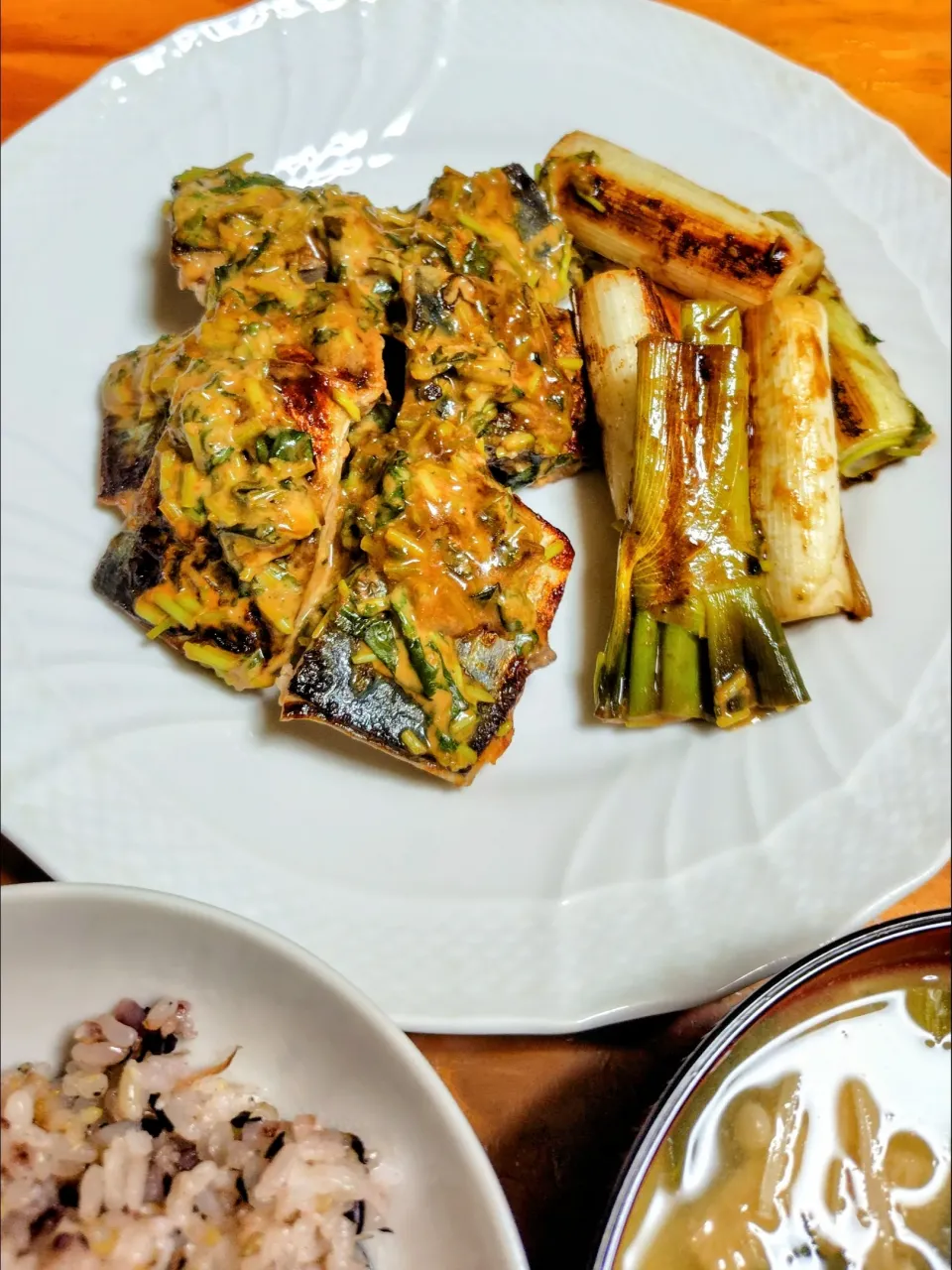 鯖＆ねぎのマヨみそ焼き|Txあき嫁さん