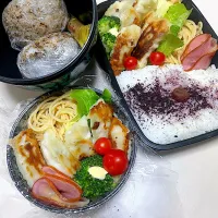 父が作る男子高校生と男子小学生弁当|父が作る弁当さん