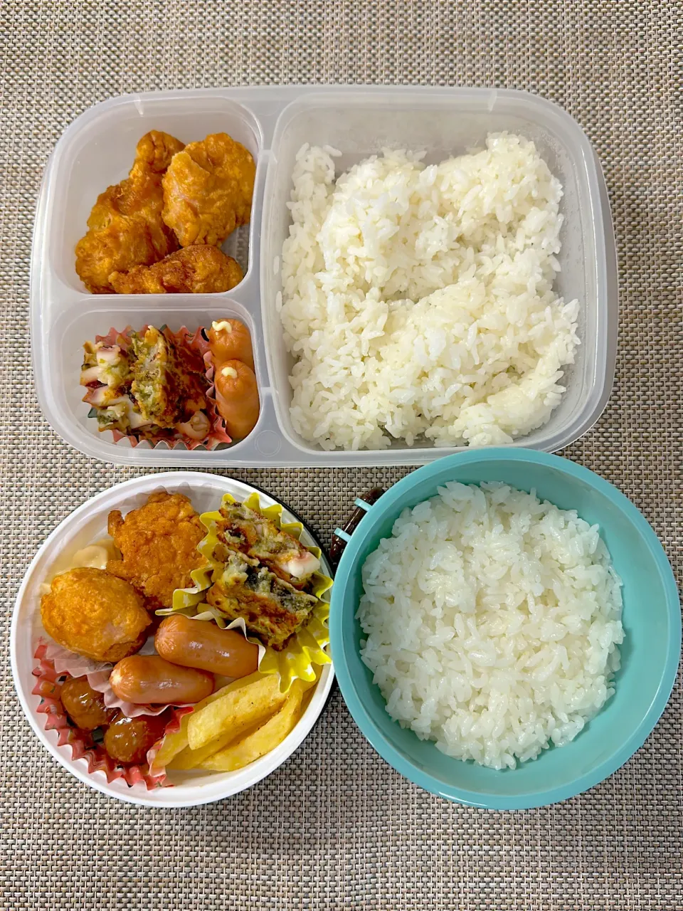 チヂミ弁当。旦那さん、娘弁当。|ゆーこ。さん