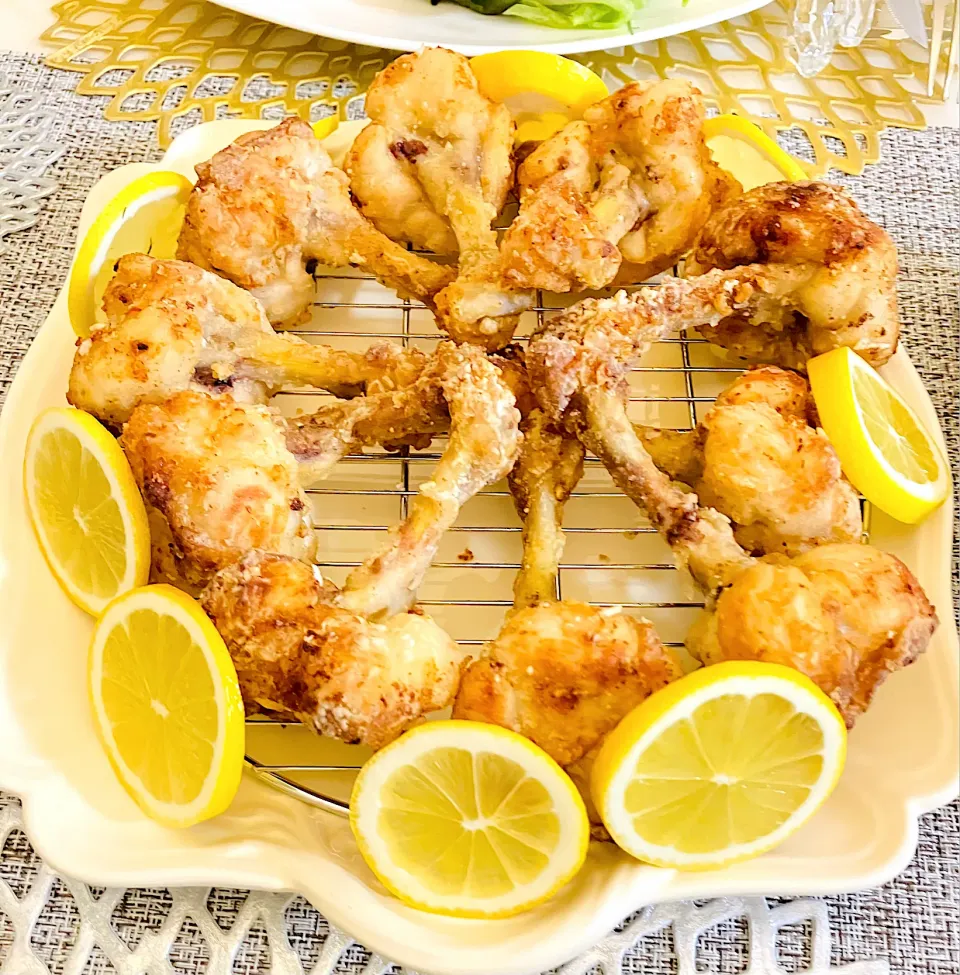 お誕生日🎂dinner チューリップの唐揚げ🍗|M⭐︎さん