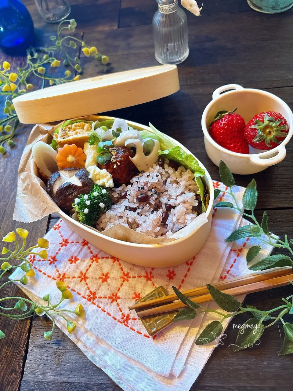 蒸しもの三昧 お弁当|meg*ˊᵕˋ*megさん