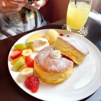 グランカフェ♡フルーツパンケーキ🥞|ちゃ♡さん