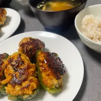 ピーマンの肉詰め|くるみさん