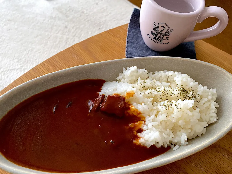 お昼🍴ハヤシライス|ここここのかさん