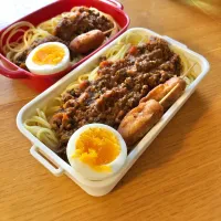 ミートソーススパゲッティ🍝弁当|gentle___moonさん