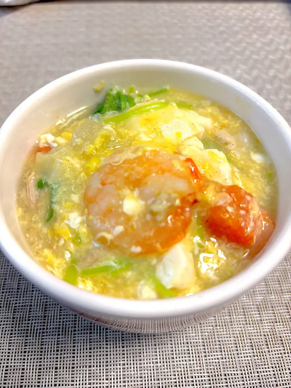 海老豚三つ葉と根菜のとろーり中華スープ|ゆっちこさん