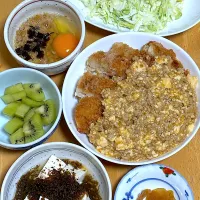 麻婆豆腐チキンカツ丼|Makokoさん