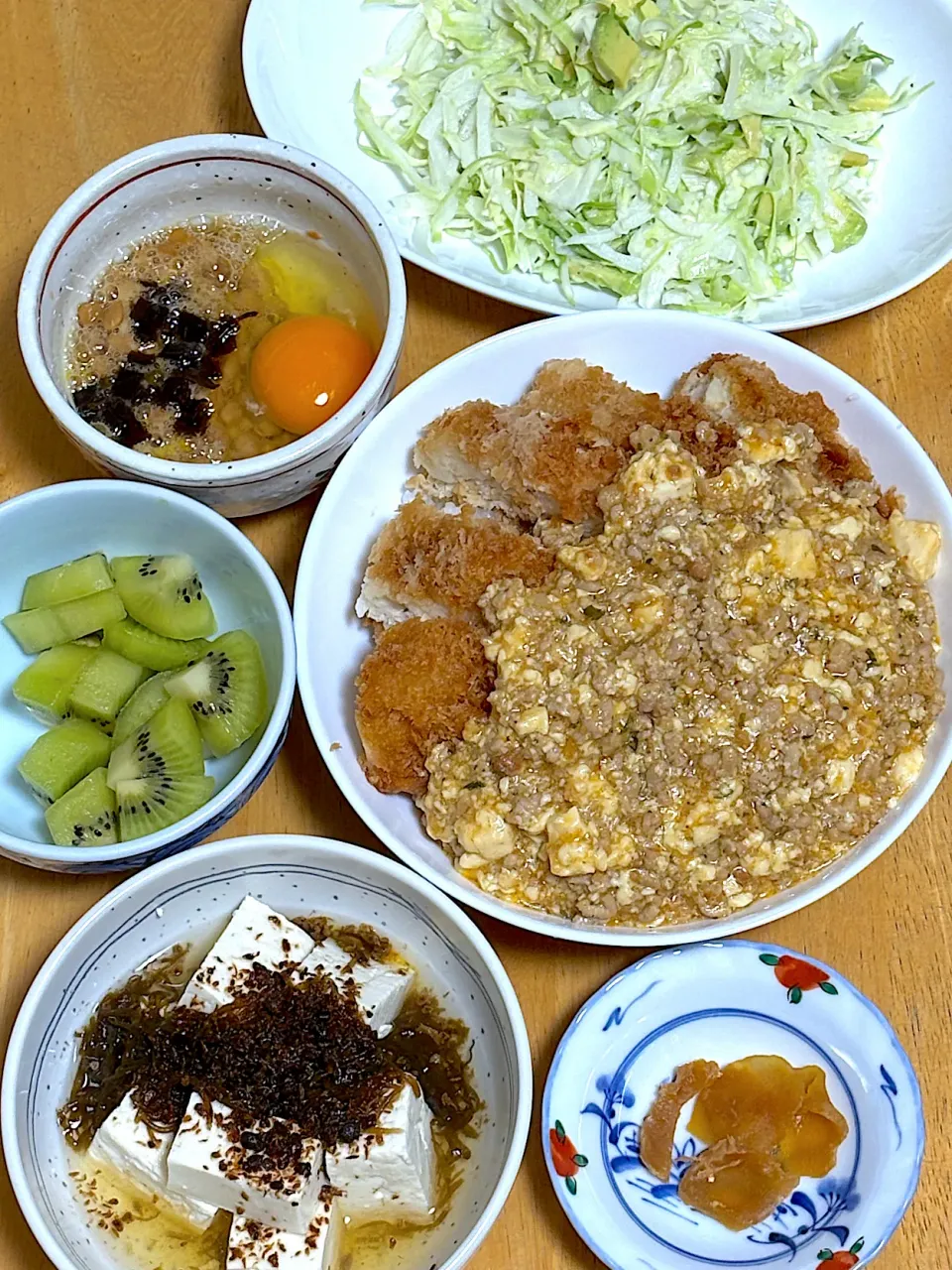 麻婆豆腐チキンカツ丼|Makokoさん