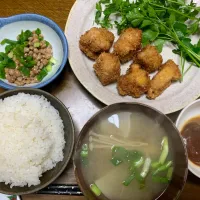 夕食　豚ロース一口カツ|ATさん