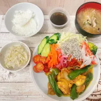 チキンと野菜のカレー醤油炒め|chou  chouさん