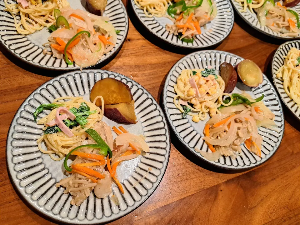 タラのホイル焼き　スパサラ　残り物|m aさん