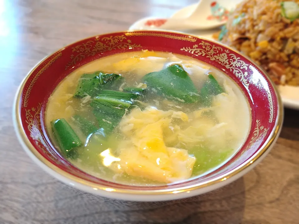 小松菜と卵の中華スープ|古尾谷りかこさん