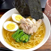 鶏塩ラーメン🍜自家製スープ|matumotommさん