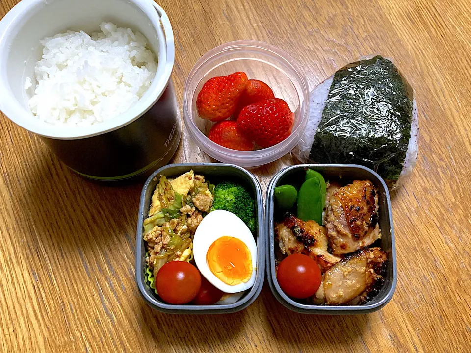 3/12 鶏の味噌漬け焼き弁当|ゆさん