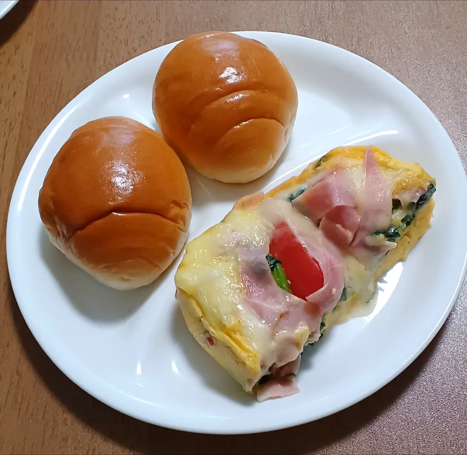 ナナの料理　ほうれん草のレンジ蒸しキッシュ|ナナさん