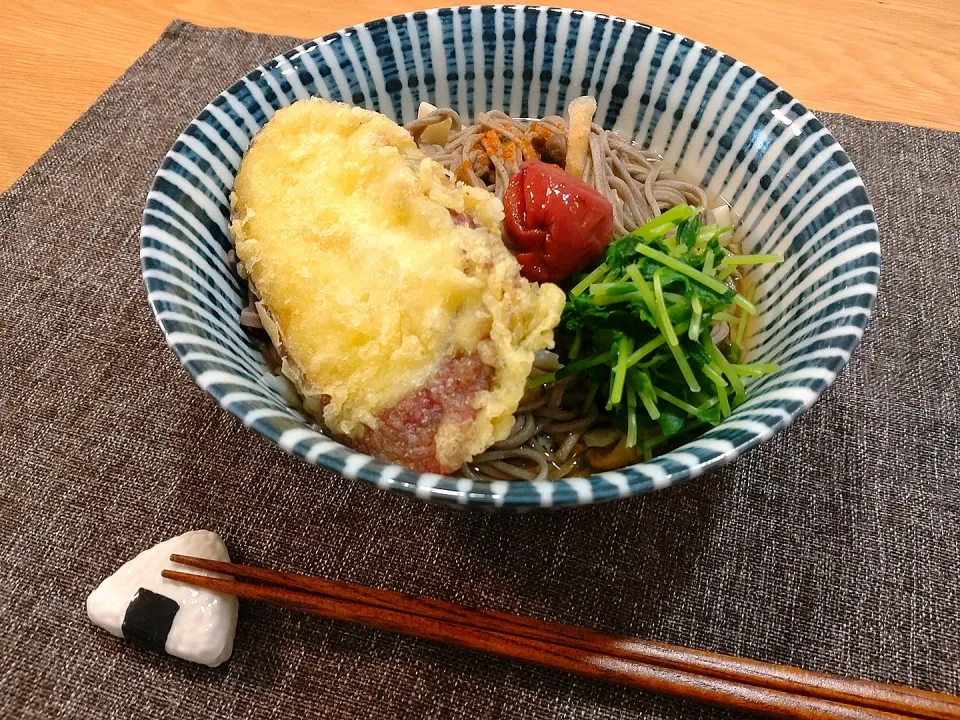 きのこたっぷり八割蕎麦|みりさん