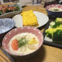 シチューで夜ご飯|あやさん