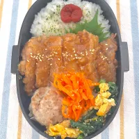 0317照り焼きチキン　男子高校生弁当|Riieeさん