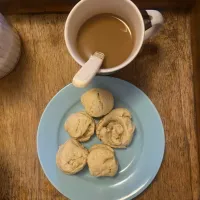 Coffee with milk and scones ☕️