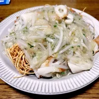 野菜だらけの皿うどん