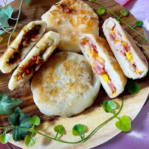 「FitDish」を使ってみたSnapdishの料理・レシピ写真:『FIt Dish』きんぴらでおやき✨