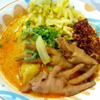 Spicy & Creamy Khao Soi Gai 🐔🍜🤤|An'leeさん