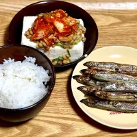 ☆納豆キムチ冷奴 ☆焼きししゃも|まぁたんさん