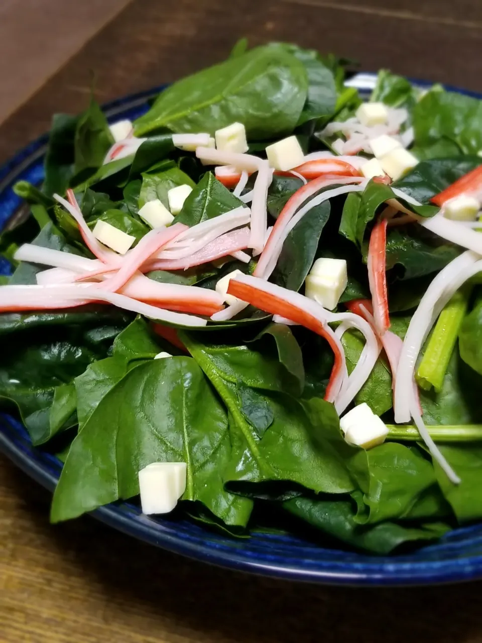 パパ作👨サラダほうれん草サラダ|ぱんだのままんさん