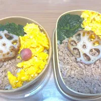 三色弁当🍱|ふみふみさん