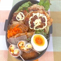 0318 お好み焼き弁当　男子高校生弁当|Riieeさん