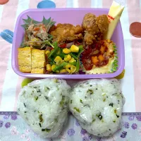 春の学童弁当①|かなでさん