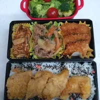 🍀2025/0318(火)イカ天丼弁当|ともちんさん