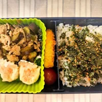 なすと挽き肉の炒め物❤️旦那さんお弁当❤️|かおるcitronさん