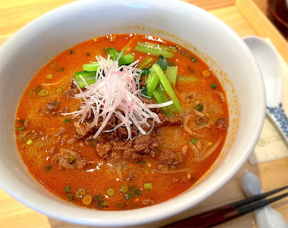 粗挽き肉味噌の担々麺（山椒麺）🍜|toshi,I🍴さん