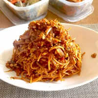 ひきわり納豆きんぴら麹パスタ|Toras Kyokoさん