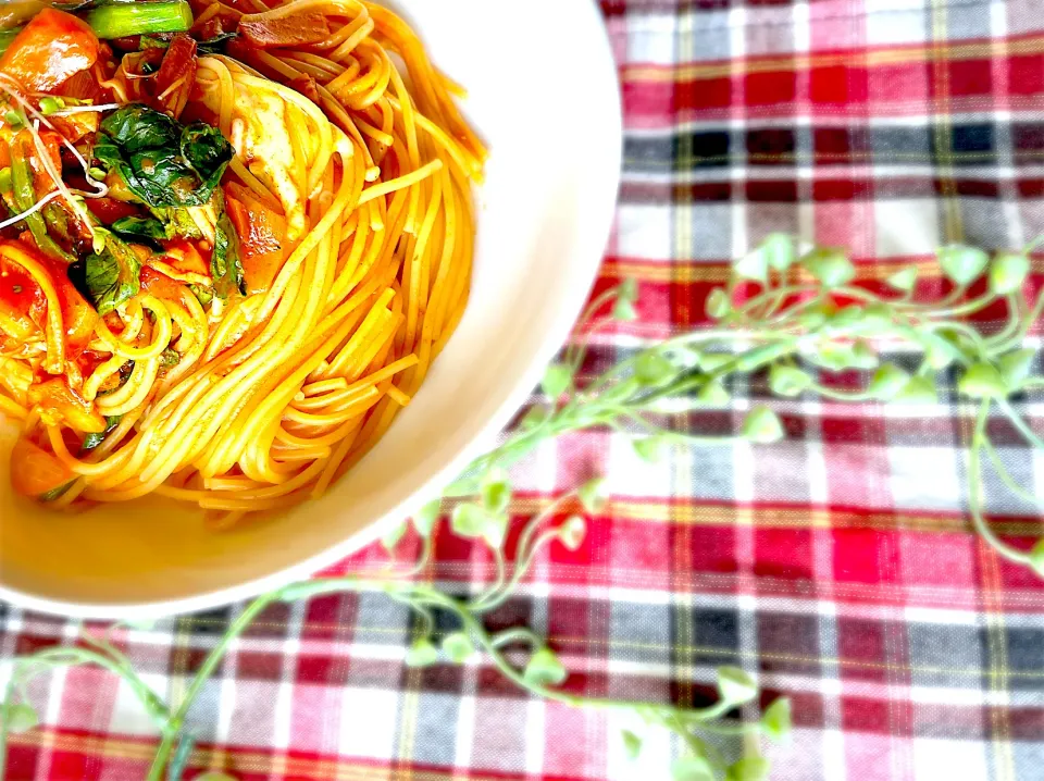 🍝トマトチーズパスタ🍝|U・x・Uchokoさん