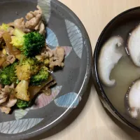 豚こま肉とブロッコリーの甘辛酢炒め|そらまめさん