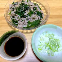 わかめ蕎麦|料理好きなじいさまさん