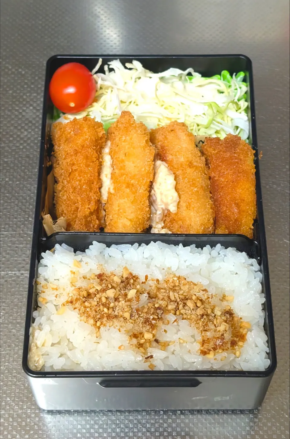 ミックスフライ弁当（海老、イカ、カニクリームコロッケ）|黒川克博さん